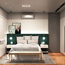 Quarto Casal - Reforma - Buritis MG. Projekt z dziedziny  Projektowanie 3D,  Architektura, Architektura wnętrz i Projektowanie wnętrz użytkownika Nataly Ayala - 17.09.2020