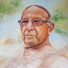 Mi Proyecto del curso: Caricatura en acuarela. Traditional illustration project by Francisco Lopez Cano - 09.16.2020