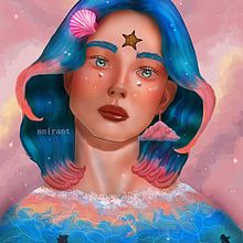 Mi Proyecto del curso: Retratos digitales de fantasía con Photoshop. Un proyecto de Concept Art, Dibujo artístico, Dibujo de Retrato, Dibujo digital, Dibujo realista y Diseño de Jennifer Pupo Martínez - 16.09.2020