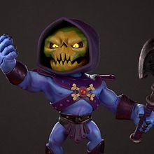 Fan Art Skeletor. Un progetto di 3D e Animazione 3D di Juan Diego Chacón Solís - 16.09.2020