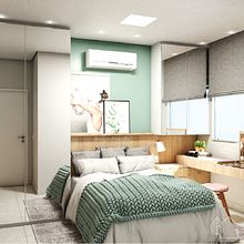 Quarto Moça - Reforma - Buritis MG. Un progetto di Architettura, Architettura d'interni e Interior design di Nataly Ayala - 16.09.2020