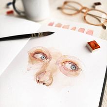 Estudos de manchas (2020). Un projet de Illustration traditionnelle, Illustration à l'encre, Peinture , et Aquarelle de Franncine de Miranda (Estúdio Luares) - 18.02.2020