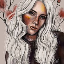 @Monica.mug_art.Mi Proyecto del curso: Retrato ilustrado con Procreate. Fine Arts project by Monica Muñoz Gómez - 09.17.2020