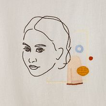 Mi Proyecto del curso: Retrato lineal bordado. Embroider project by Koral Antolín Maillo - 09.17.2020