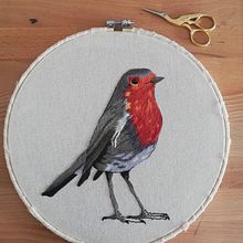 My project in Painting with Thread: Textile Illustration Techniques course. Embroider project by isabelpenna - 09.17.2020