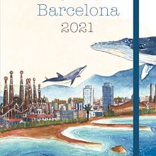 Agenda de Barcelona 2021 Ein Projekt aus dem Bereich Traditionelle Illustration von Gemma Capdevila - 15.07.2020