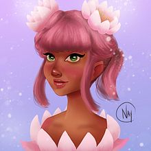 Meu projeto do curso: Retrato digital no Photoshop com um toque de fantasia. Un projet de Illustration traditionnelle de Nayane Spigoti - 17.09.2020