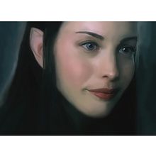 Arwen portrait. Portrait Drawing, Digital Drawing, Realistic Drawing, Traditional illustration, and Digital Illustration project by Ivet Macias Bugarin - 09.17.2020