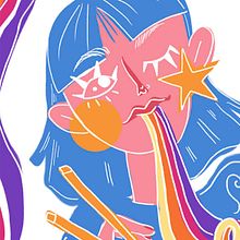 Editorial Insta. Traditional illustration project by andrediazne - 09.17.2020