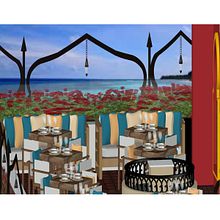 Resort Restaurante - RRMP. Un proyecto de 3D, Diseño 3D y Diseño de interiores de Priscila Pedre - 18.09.2020