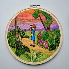 Mi Proyecto del curso: Introducción al bordado botánico. Embroider project by dianabravo68 - 09.18.2020
