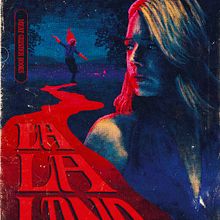 La La Land in 80s horror paperback style in Lowbrow Illustration: Go Back to the Past in Style course. Un projet de Illustration numérique, Lettering numérique, Cinéma, vidéo et télévision, Design graphique, Illustration traditionnelle , et Conception d'affiches de Roland - 18.09.2020