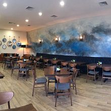 Welchez Cafe . Projekt z dziedziny  Architektura, Projektowanie powierzchni h, low, ch, Kreat, wność, Design, Projektowanie i w, rób mebli i Projektowanie produktowe użytkownika Maria Gabrielle Welchez - 19.09.2020