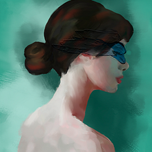 Mi Proyecto del curso: Retratos pictóricos con técnicas digitales. Un projet de Créativité, Dessin artistique, Dessin numérique et Illustration numérique de helena rivera - 19.09.2020