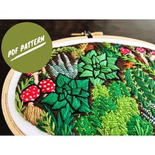 Patrón disponible - Jardín de Suculentas. Embroider project by Coricrafts - 09.19.2020