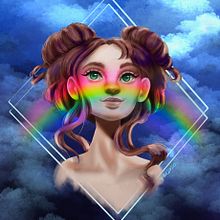 My project in Digital Fantasy Portraits with Photoshop course. Projekt z dziedziny Projektowanie postaci, Ilustracja c, frowa, Malarstwo c, frowe, Trad, c i jna ilustracja użytkownika Tina Milford - 19.09.2020