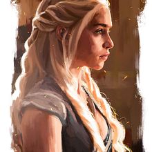 Daenerys. Traditional illustration project by Astronäutica - 09.19.2020