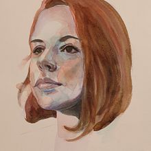 My project in Artistic Portrait with Watercolors course. Projekt z dziedziny  Malarstwo i Malowanie akwarelą użytkownika Robyn Bradshaw - 19.09.2020