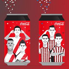 Copa América 2019, para Coca-Cola. Traditional illustration, Vector Illustration, and Packaging project by Martin Laksman - 07.20.2019