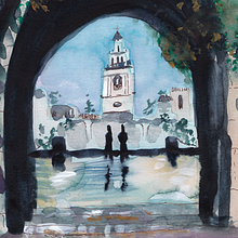 Mi Proyecto del curso: Paisajes urbanos en acuarela. Street Art, Fine Arts, Sketching, and Artistic Drawing project by Laura Stileto - 09.19.2020