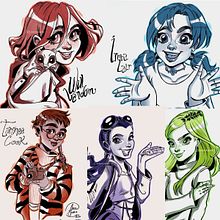 Witchtober . Un proyecto de Dibujo digital, Ilustración tradicional, Ilustración con tinta e Ilustración digital de Airin Vacnar - 20.09.2020
