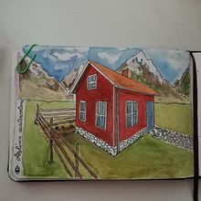 My project in Architectural Sketching with Watercolor and Ink course. Architectural Illustration, and Watercolor Painting project by Annalisa Ziliani - 09.20.2020