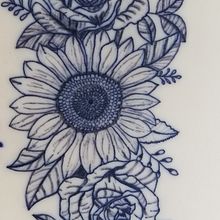 Meu projeto do curso: Tatuagem para principiantes. Tattoo Design project by Maria Silva - 09.20.2020