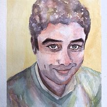Retrato artístico en acuarela. Watercolor Painting project by tpazlla - 09.21.2020