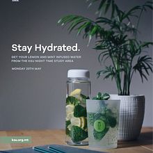 KSU - Re-usable Cups | Branding | Packaging. Br, ing, Identit, and Graphic Design project by Amii Camilleri - 07.09.2019