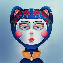 La Gata. Artistic Drawing project by anaperez33 - 09.21.2020