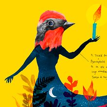 Ilustraciones Eme21Magazine. Design editorial, Design gráfico, Ilustração tradicional, Ilustração com tinta e Ilustração digital projeto de Adolfo Serra - 21.09.2020