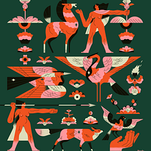 Protectoras. Fine Arts, Art Direction, Design, and Traditional illustration project by Profe - 09.22.2020
