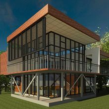 My Project in 3D Architectural Design and Modeling with Revit. Een project van  3D-modellering van klandygvinarao - 22.09.2020