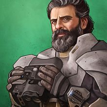 Duque Leto Atreides. Un proyecto de Ilustración tradicional de Rubén Megido - 22.09.2020