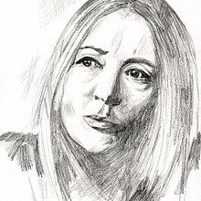 Oriana Fallaci. Desenho a lápis, Desenho artístico, Desenho de retrato, e Desenho realista projeto de Begoña Blázquez Parro - 22.09.2020