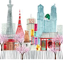 Cityscapes. Traditional illustration project by Stef Maden - 09.22.2020