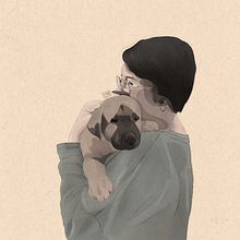 Mi Proyecto del curso: Retrato ilustrado con Procreate. Projekt z dziedziny Trad, c i jna ilustracja użytkownika Nur - 23.09.2020