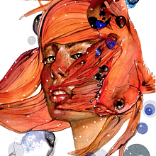 My project in Illustrated Portrait in Watercolor course.. Un proyecto de Ilustración tradicional de Lize Du Plessis - 21.10.2020
