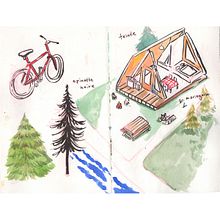 My project in Urban Sketching: Express Your World in a New Perspective course. Projekt z dziedziny Trad, c i jna ilustracja użytkownika Camila Picheco - 24.09.2020