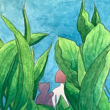 My project in Botanic Animal House: Watercolour, Ink and Graphite course. Un progetto di Pittura ad acquerello di loopyspacey - 24.09.2020