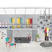 Fashion store for United colors of benetton. Un progetto di Architettura d'interni e Interior design di Trang Nguyen - 24.09.2020