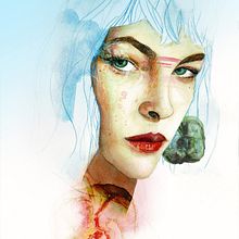 My project in Illustrated Portrait in Watercolor course Ein Projekt aus dem Bereich Aquarellmalerei von Ambra Marchetto - 24.09.2020