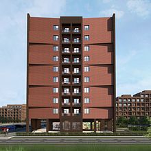 Administrative-residential building. Architecture project by Valentina Fesenko - 08.01.2017