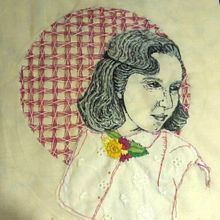 Mi Proyecto del curso: Creación de retratos bordados. . Embroider project by Abi Costa - 09.24.2020