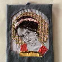 Mi Proyecto del curso: Creación de retratos bordados. Embroidery project by María De Los Ángeles Martínez avendaño - 09.24.2020