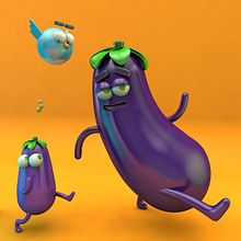 Primera práctica del curso de Cinema 4D de Aarón Marínez. 3D, Design, 3D Design, Design de personagens, e Design de personagens 3D projeto de Sara Palomo Campesino - 25.09.2020