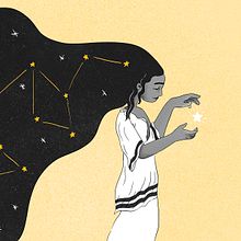 Asteria. Drawing, and Traditional illustration project by Ana María Jiménez Vélez - 07.10.2020