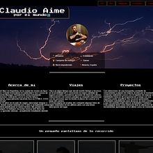 My project in Techniques for Web Development with HTML5 and CSS3 course. Un proyecto de CSS y HTML de Claudio Aime - 25.09.2020