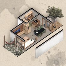 Meu projeto do curso: Ilustração digital de projetos arquitetônicos. Un proyecto de Arquitectura de Pedro Barros Vieira Junger - 25.09.2020