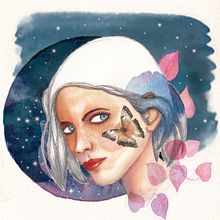Mi Proyecto del curso: Retrato ilustrado en acuarela. Un projet de  de Evelyn Valls - 26.09.2020